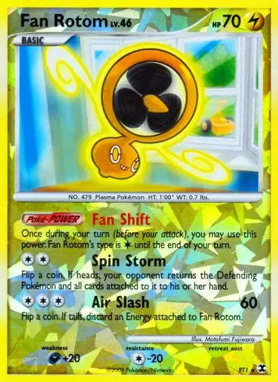 Fan Rotom RT1/111 Rising Rivals Pokemon card