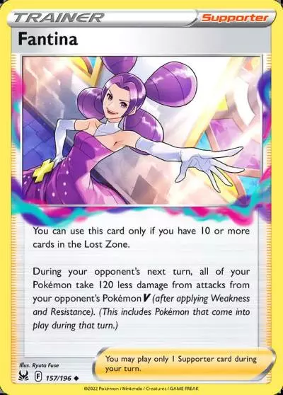Fantina 157/196 Lost Origin Pokemon card