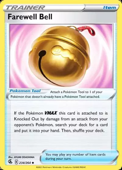 Farewell Bell 234/264 Fusion Strike Pokemon card