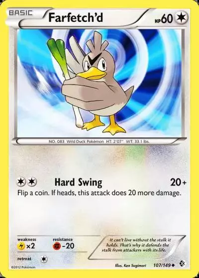 Farfetch'd 107/149 Boundaries Crossed Pokemon card