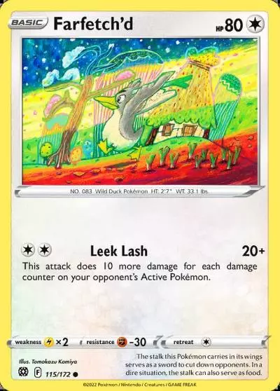 Farfetch'd 115/172 Brilliant Stars Pokemon card