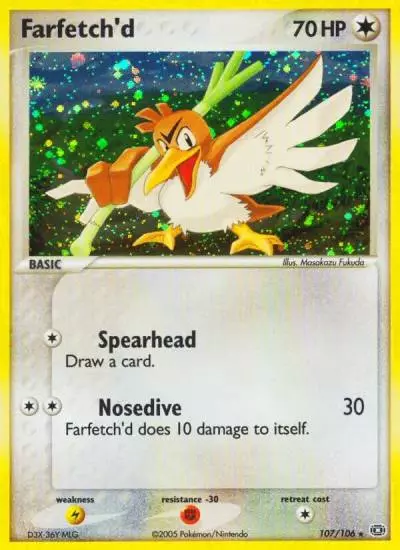Farfetch'd 107/106 Emerald Pokemon card