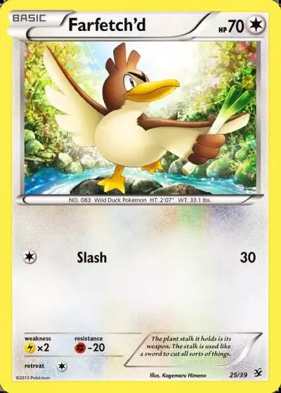 Farfetch'd 25/39 Kalos Starter Set Pokemon card