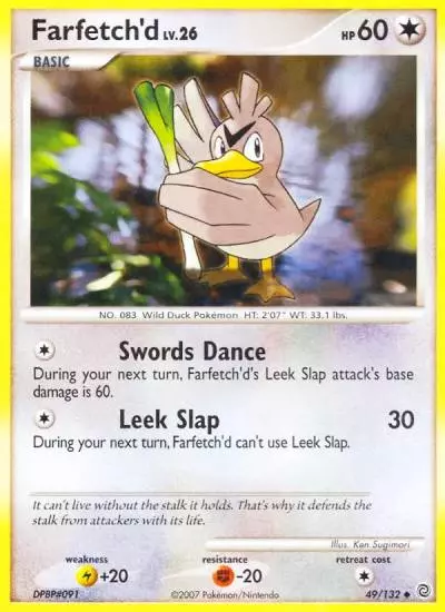 Farfetch'd 49/132 Secret Wonders Pokemon card