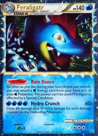 Feraligatr HGSS07/25 HGSS Black Star Promos Pokemon card