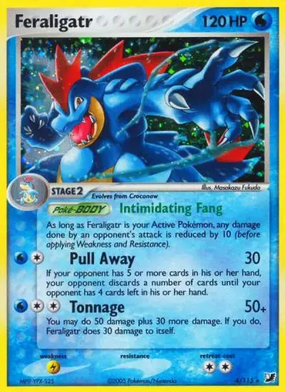 Feraligatr 4/115 Unseen Forces Pokemon card