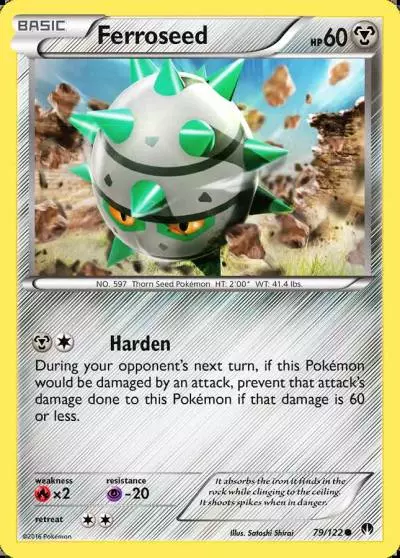 Ferroseed 79/122 BREAKpoint Pokemon card