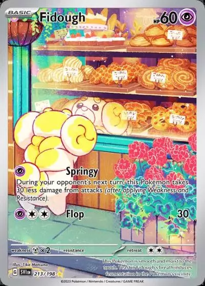 Fidough 213/198 Scarlet & Violet Pokemon card