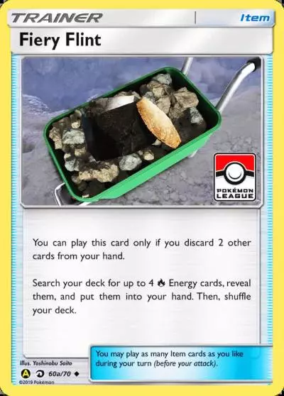 Fiery Flint 60a/70 Dragon Majesty Pokemon card