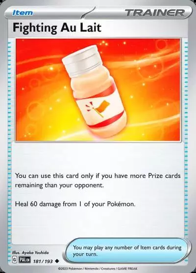 Fighting Au Lait 181/193 Paldea Evolved Pokemon card