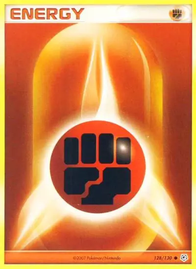 Fighting Energy 128/130 Diamond & Pearl Pokemon card
