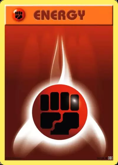 Fighting Energy 96/108 Evolutions Pokemon card