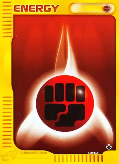 Fighting Energy 160/165 Expedition Base Set Pokemon card