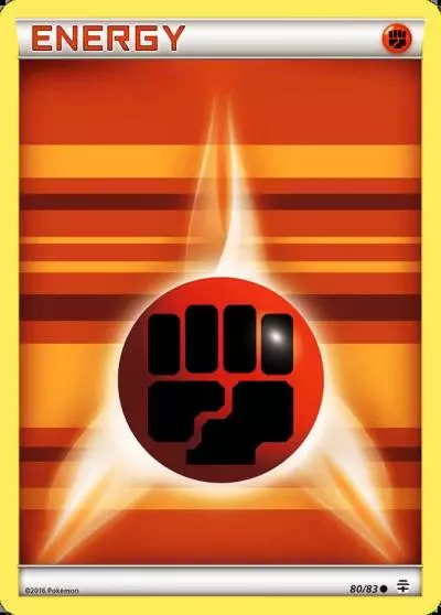 Fighting Energy 80/83 Generations Pokemon card