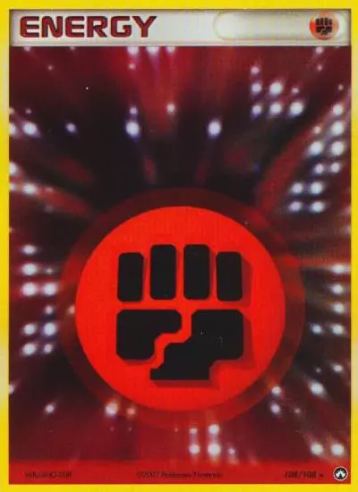Fighting Energy 108/108 Power Keepers Pokemon card