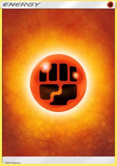 Fighting Energy 169/149 Sun & Moon Pokemon card