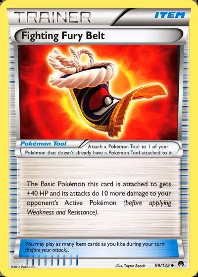 Fighting Fury Belt 99/122 BREAKpoint Pokemon card