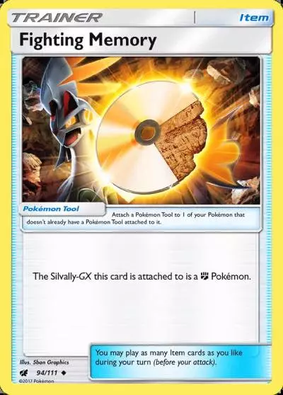 Fighting Memory 94/111 Crimson Invasion Pokemon card