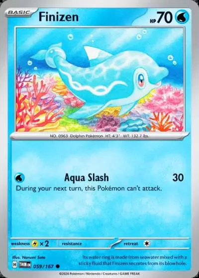 Finizen 59/167 Twilight Masquerade Pokemon card