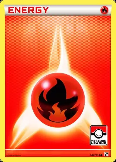 Fire Energy 106/114 Black & White Pokemon card