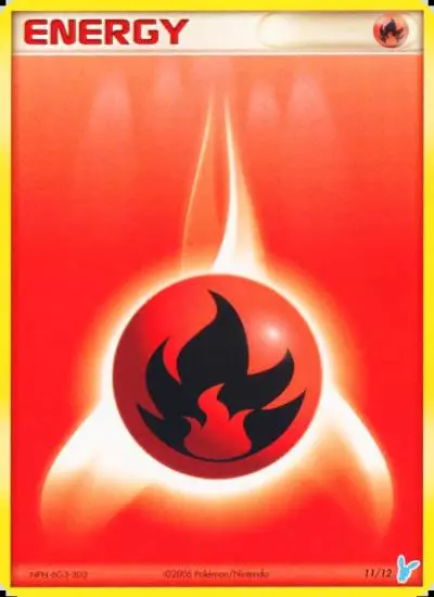 Fire Energy 11/12 EX Trainer Kit 2 Minun Pokemon card
