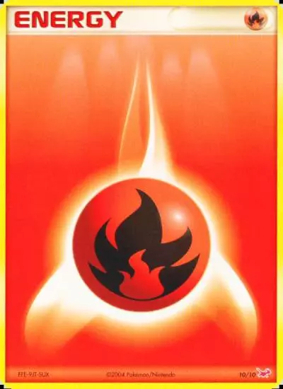 Fire Energy 10/10 EX Trainer Kit Latias Pokemon card