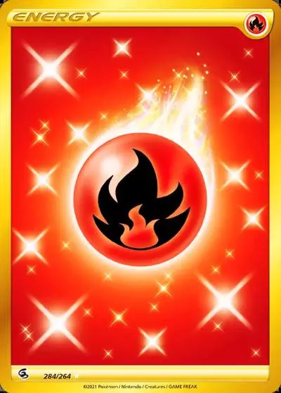 Fire Energy 284/264 Fusion Strike Pokemon card