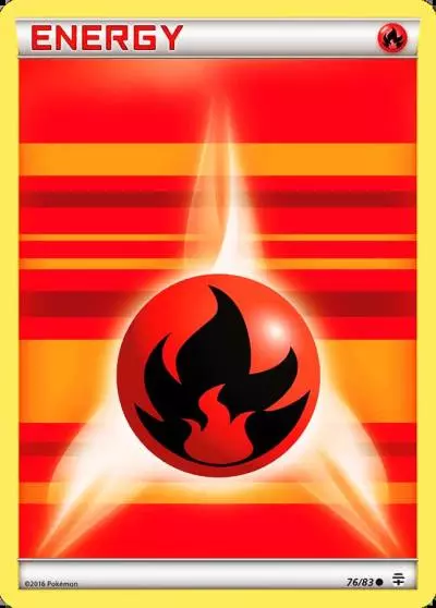 Fire Energy 76/83 Generations Pokemon card