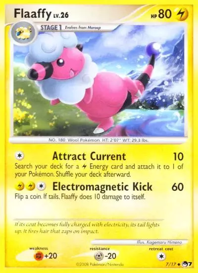 Flaaffy 7/17 POP Series 7 Pokemon card