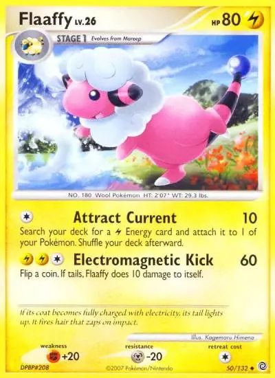 Flaaffy 50/132 Secret Wonders Pokemon card