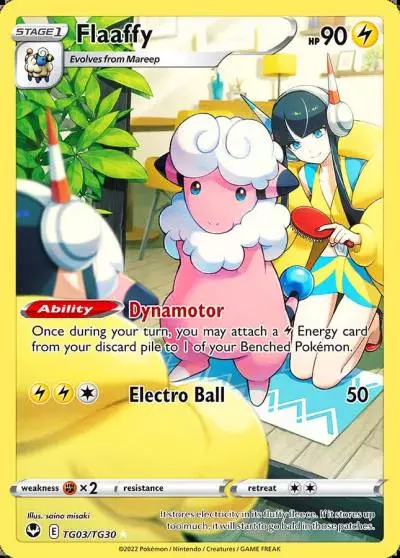 Flaaffy TG03/30 Silver Tempest Trainer Gallery Pokemon card