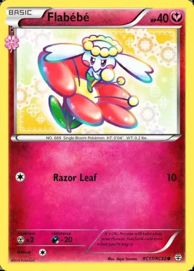 Flabébé RC17/83 Generations Pokemon card