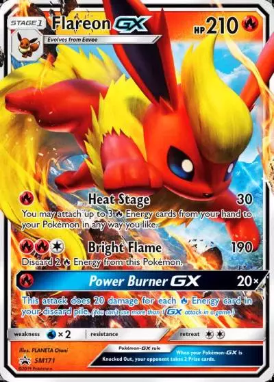 Flareon-GX SM171/248 SM Black Star Promos Pokemon card