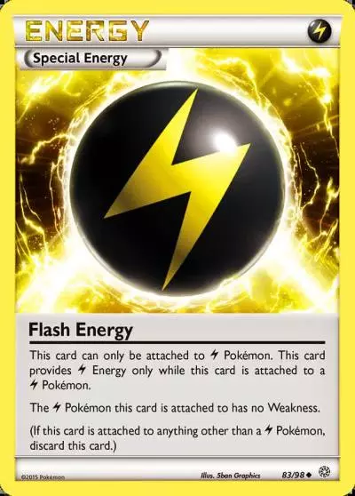 Flash Energy 83/98 Ancient Origins Pokemon card