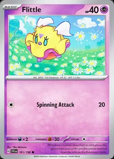 Flittle 101/198 Scarlet & Violet Pokemon card