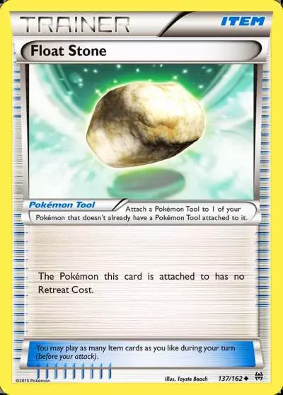 Float Stone 137/162 BREAKthrough Pokemon card