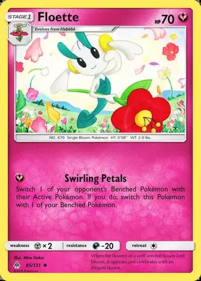Floette 85/131 Forbidden Light Pokemon card