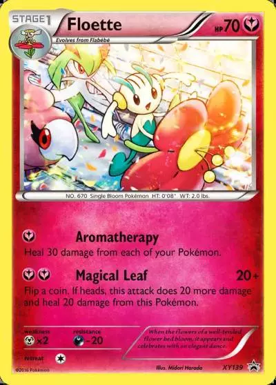 Floette XY139/211 XY Black Star Promos Pokemon card