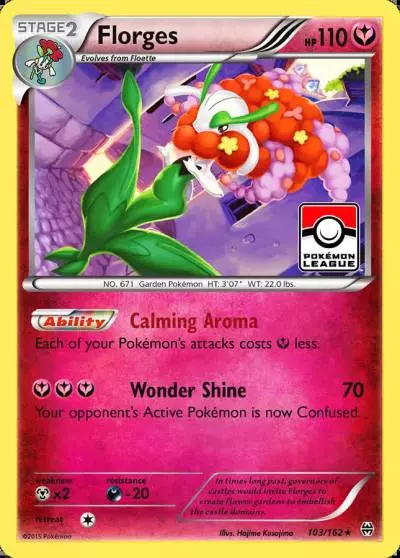 Florges 103/162 BREAKthrough Pokemon card