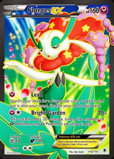 Florges-EX 116/119 Phantom Forces Pokemon card