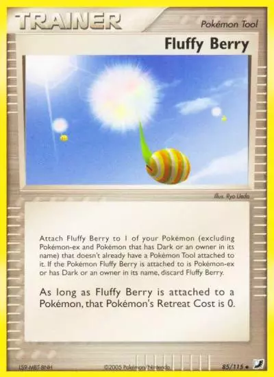Fluffy Berry 85/115 Unseen Forces Pokemon card