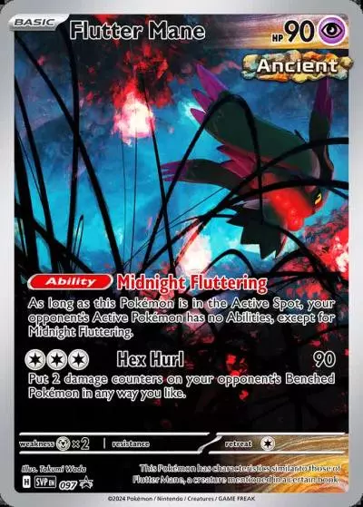Flutter Mane 97/165 Scarlet & Violet Black Star Promos Pokemon card