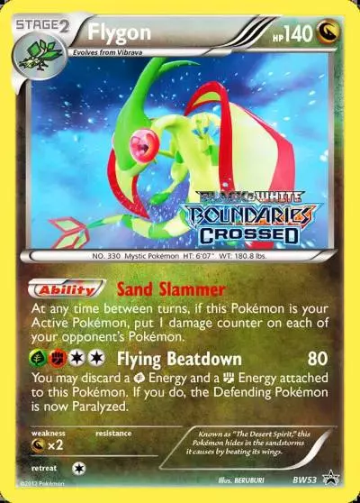 Flygon BW53/101 BW Black Star Promos Pokemon card