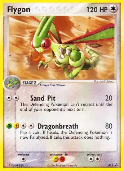Flygon 25/40 Nintendo Black Star Promos Pokemon card