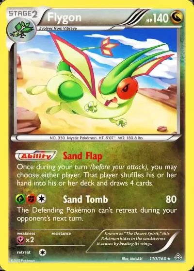 Flygon 110/160 Primal Clash Pokemon card