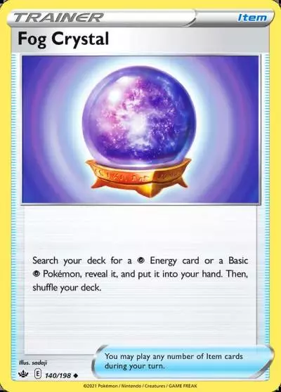 Fog Crystal 140/198 Chilling Reign Pokemon card