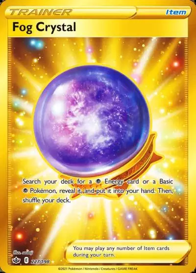 Fog Crystal 227/198 Chilling Reign Pokemon card