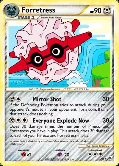 Forretress 5/95 Call of Legends Pokemon card