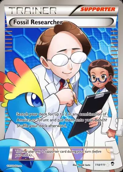 Fossil Researcher 110/111 Furious Fists Pokemon card