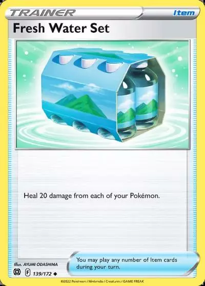 Fresh Water Set 139/172 Brilliant Stars Pokemon card